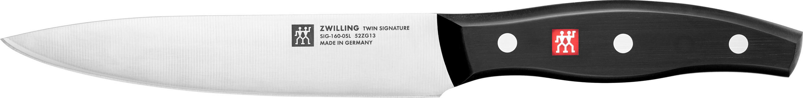 FLEISCHMESSER Signature  - Edelstahlfarben/Schwarz, Basics, Kunststoff/Metall (37,5/8,5/2,8cm) - Zwilling