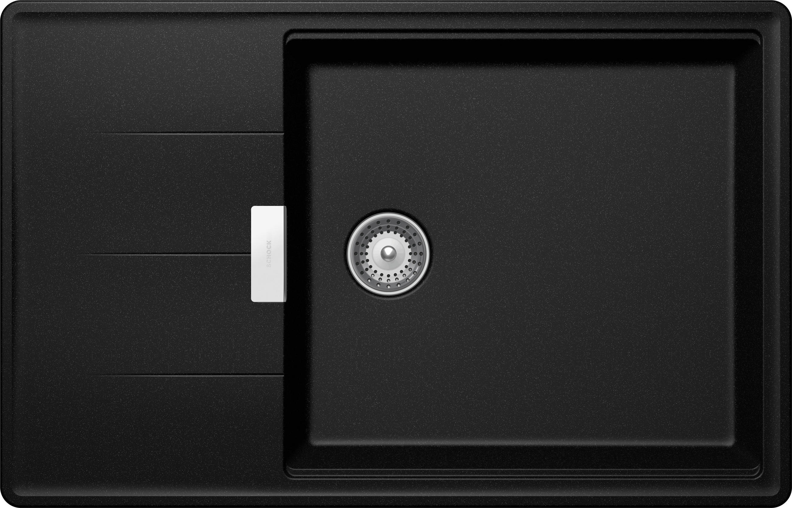 SPÜLE TIAD100LSAMAG  - Dunkelgrau, Basics, Stein (78/50cm) - Schock