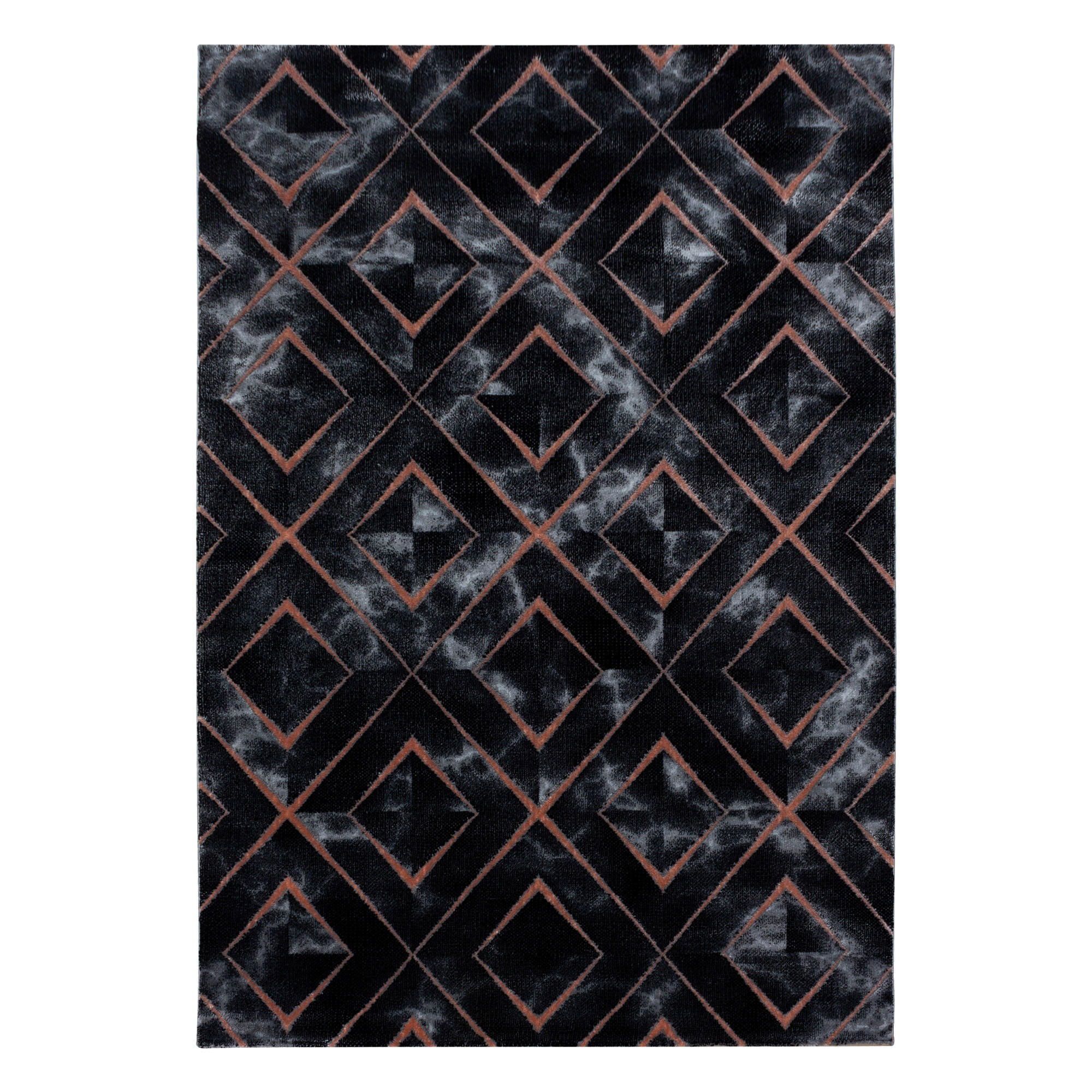 WEBTEPPICH 140/200 cm Naxos 3812 bronze Bronzefarben - Bronzefarben, Design, Textil (140/200cm)