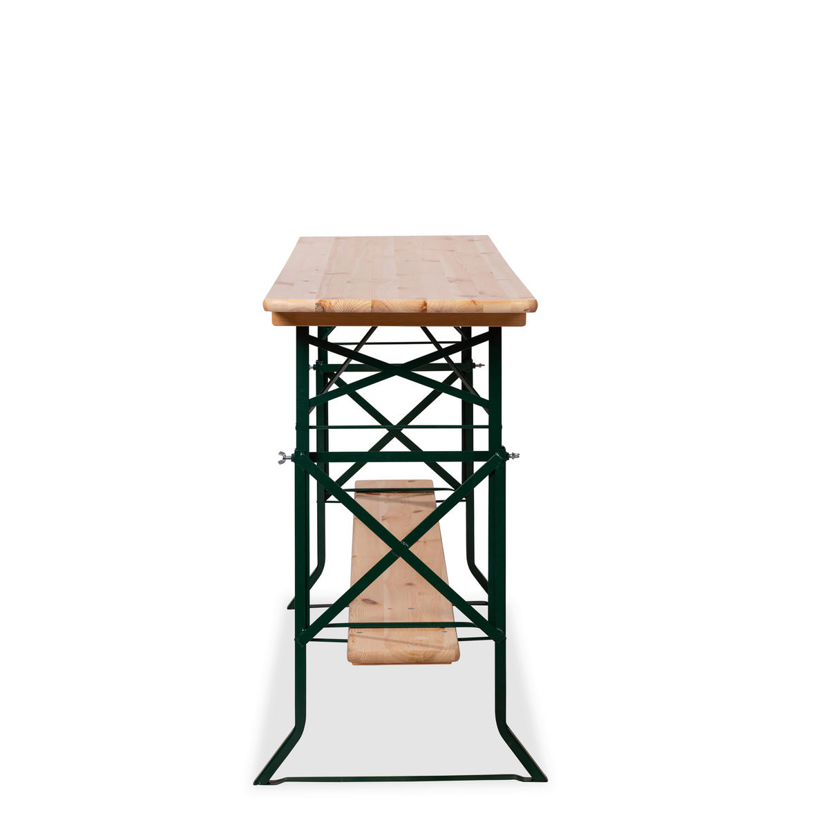 BIERTISCHGARNITUR  - Grün, Basics, Metall (68/78/4cm)