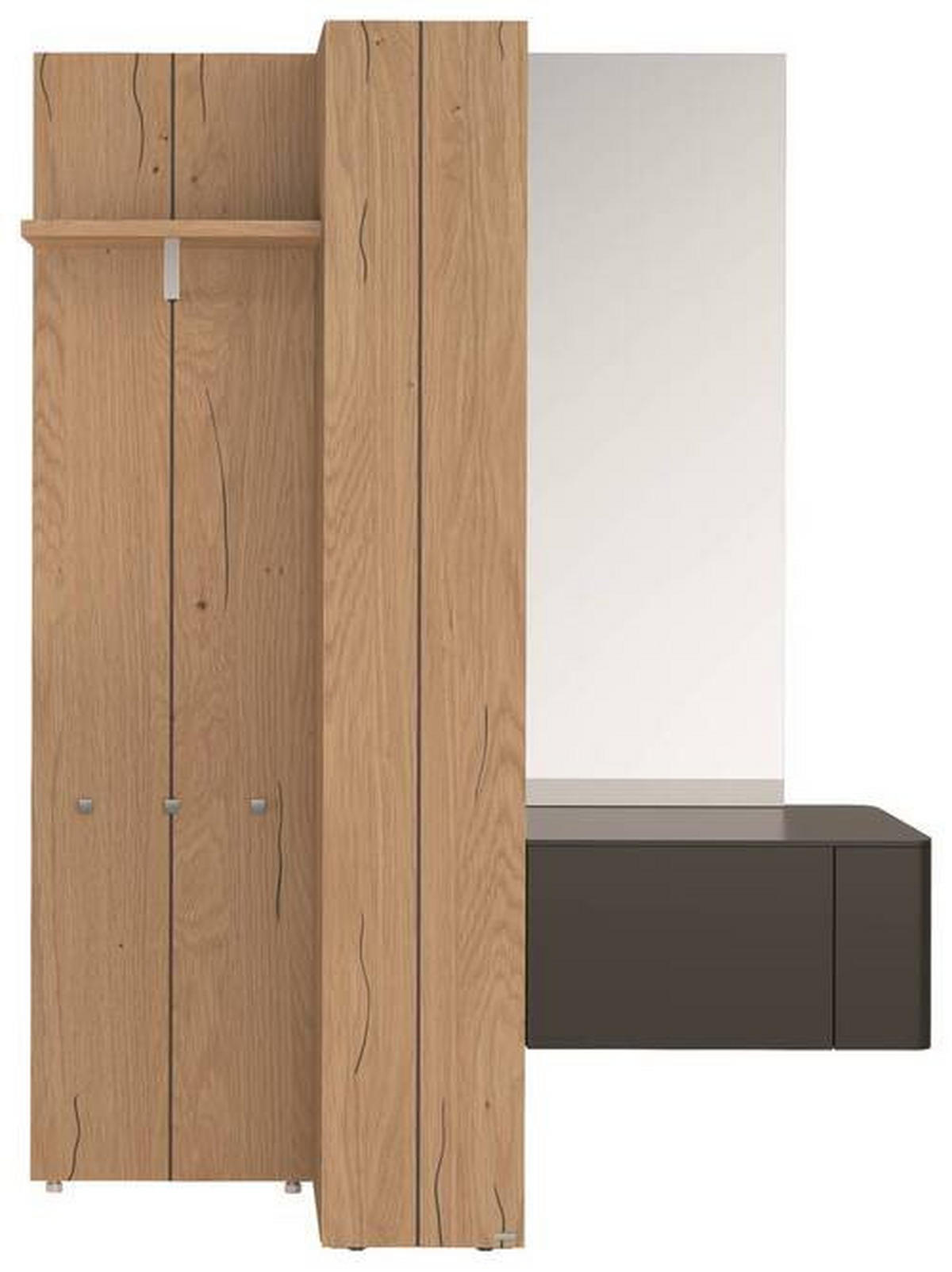 GARDEROBE Eichefarben, Grau von HÜLSTA
