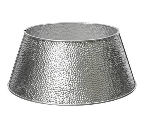 STOJALO ZA BOŽIČNO JELKO  - srebrne barve, Basics, kovina (70/27cm)