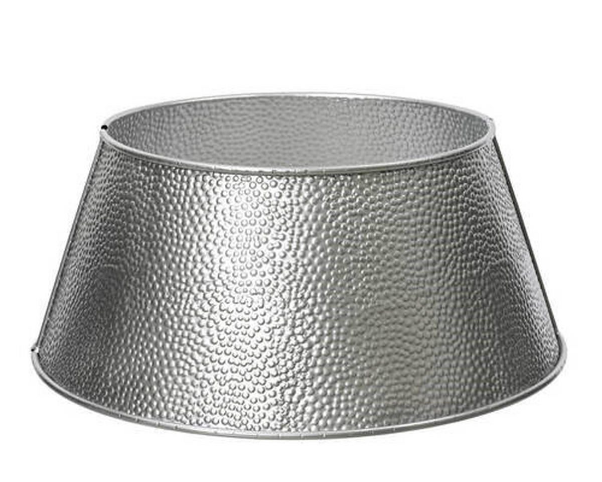 STOJALO ZA BOŽIČNO JELKO  - srebrne barve, Basics, kovina (70/27cm)