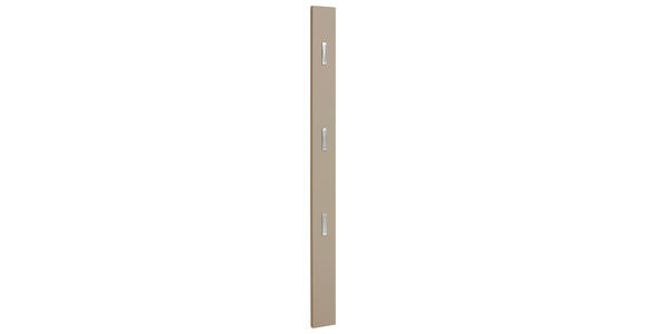 GARDEROBENPANEEL in 14/170/3 cm - Sandfarben, Design, Holzwerkstoff (14/170/3cm) - Novel