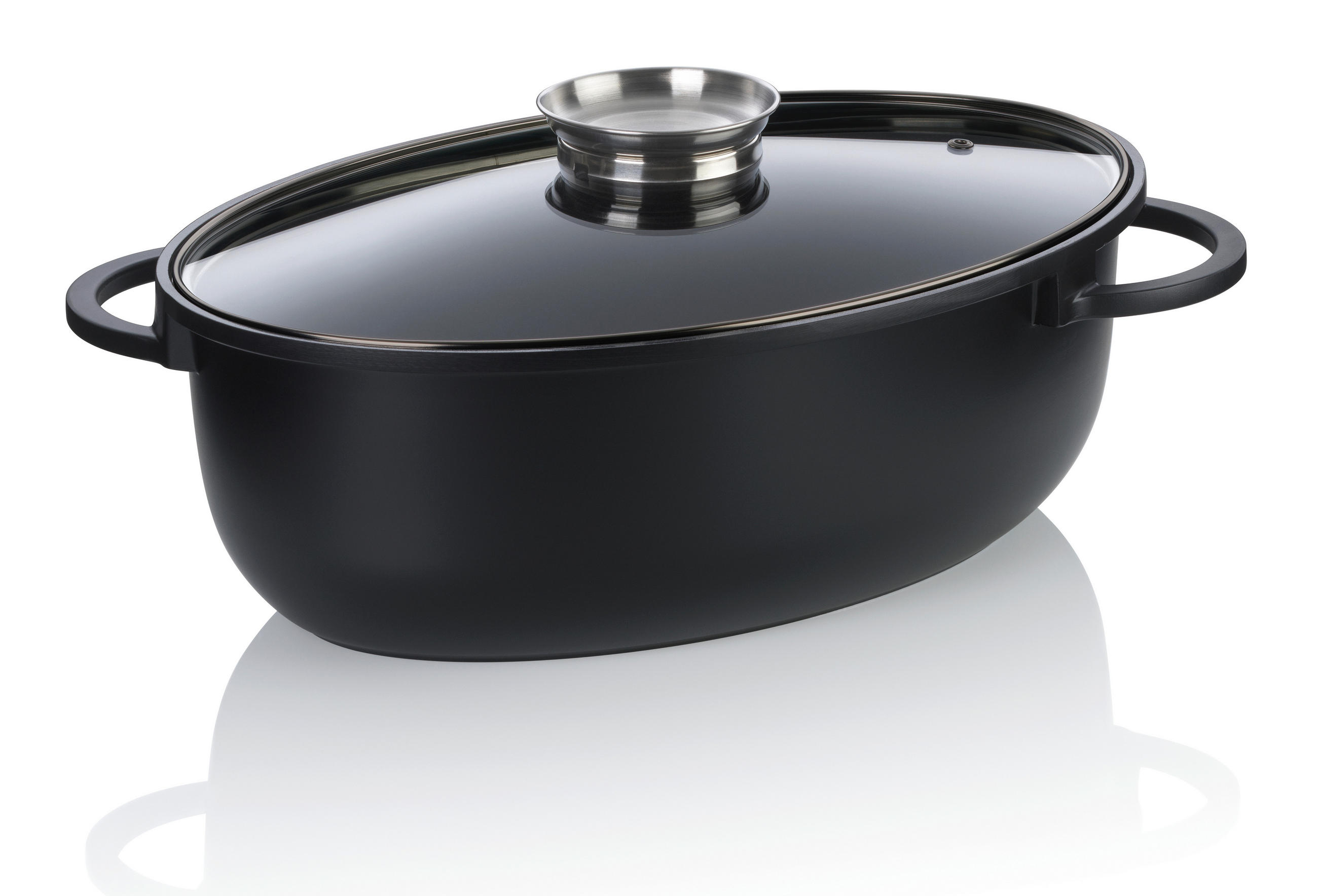 BRÄTER Atura  - Schwarz, KONVENTIONELL, Glas/Metall (45/28/13cm) - Kela