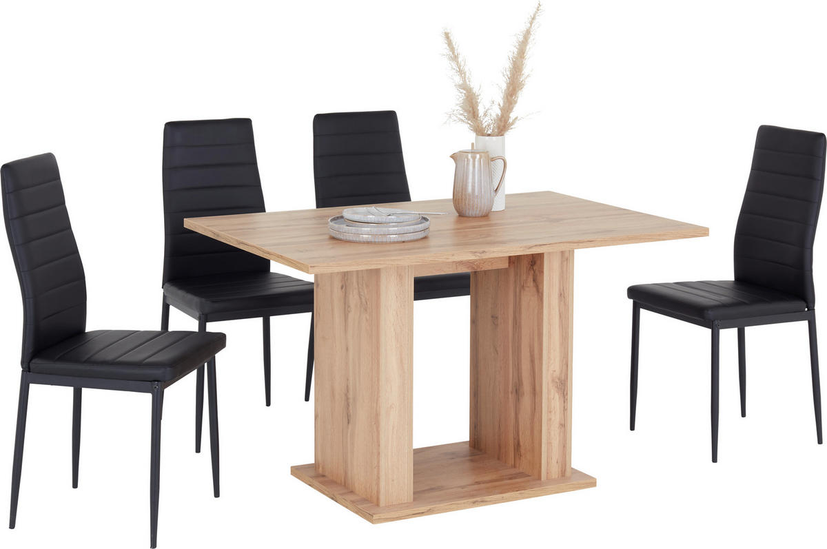 ESSTISCH rechteckig Eichefarben  - Eichefarben, MODERN, Holzwerkstoff (120/80/74cm) - home24