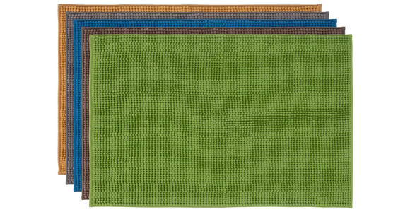 BADEMATTE  60/90 cm  Petrol   - Petrol, Basics, Textil (60/90cm) - Esposa