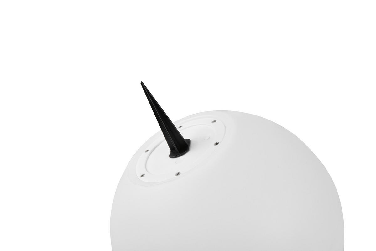 SOLARLEUCHTE 30 cm  - Weiß, Trend, Kunststoff (30cm) - Ambia Garden