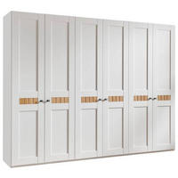 DREHTÜRENSCHRANK 300/229,4/60 cm 6-türig Weiß, Wildeiche  - Wildeiche/Weiß, LIFESTYLE, Holz/Holzwerkstoff (300/229,4/60cm) - Landscape