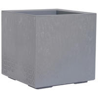 BLUMENKASTEN  - Grau, Basics, Kunststoff (40/40/40cm) - Siena Garden