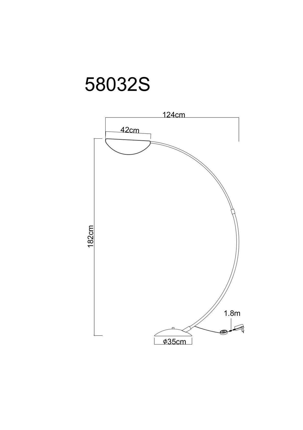 LED SVJETILJKA PODNA ROBLES  - siva/crna, Design, metal/plastika (124/35/182cm) - Globo