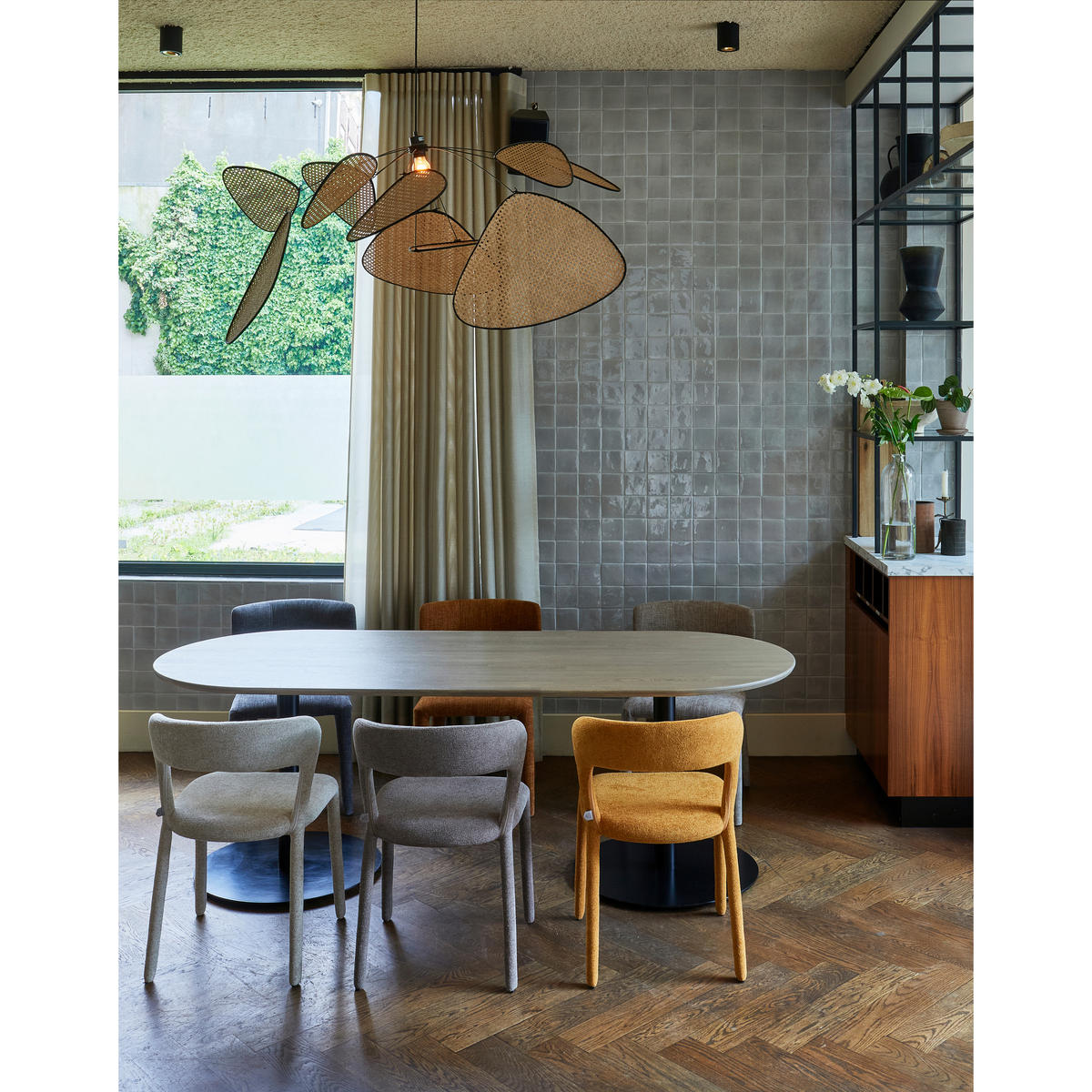 TISCHGESTELL in Metall   - Schwarz, MODERN, Metall (64/73/64cm) - Livetastic