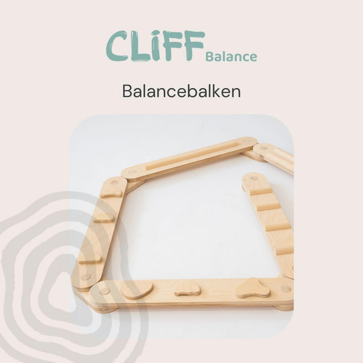 BALANCE BOARD  - Birkefarben, Basics, Holz (300cm) - CLIFF