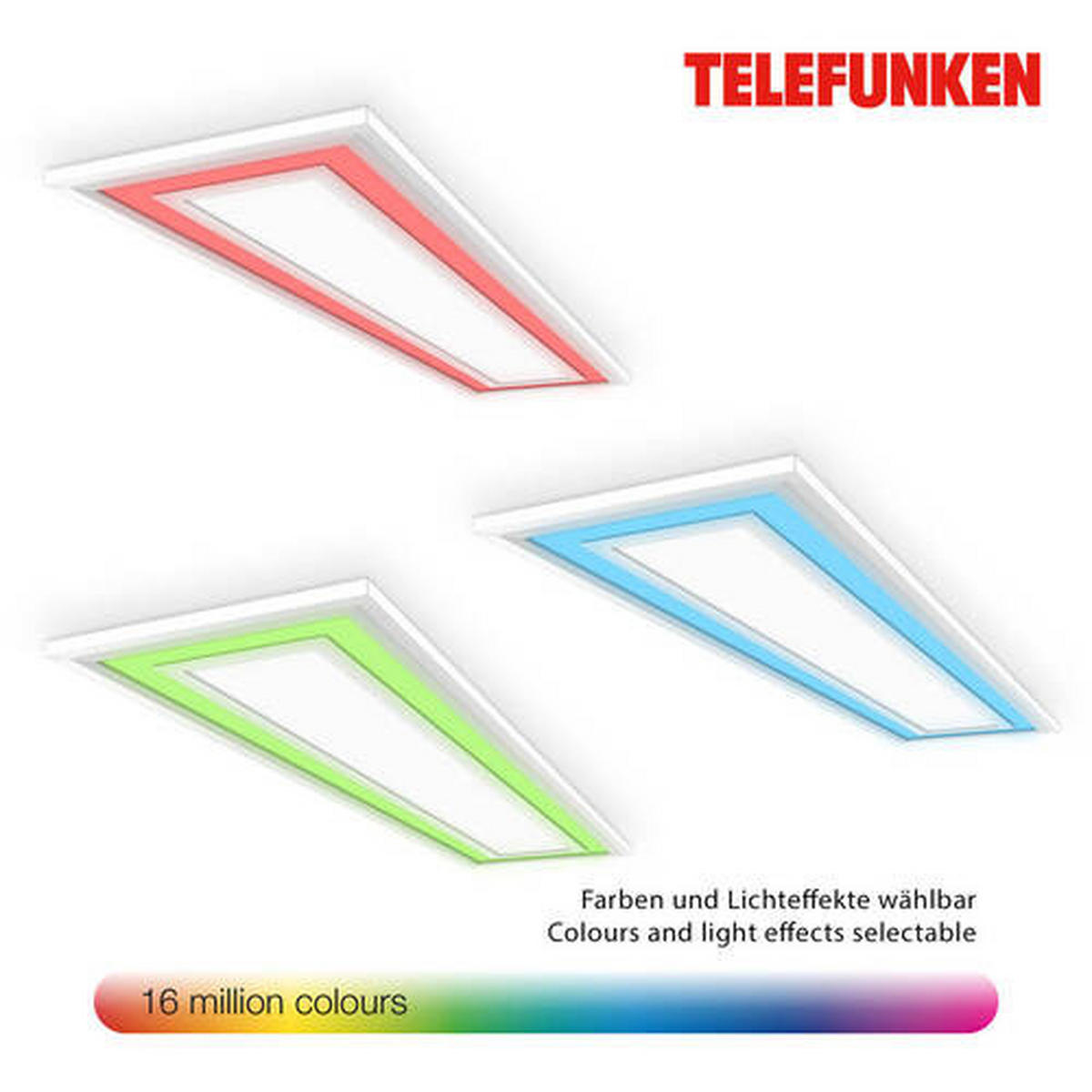 LED PANEL  - bijela, Trend, metal/plastika (100/25/6,3cm)