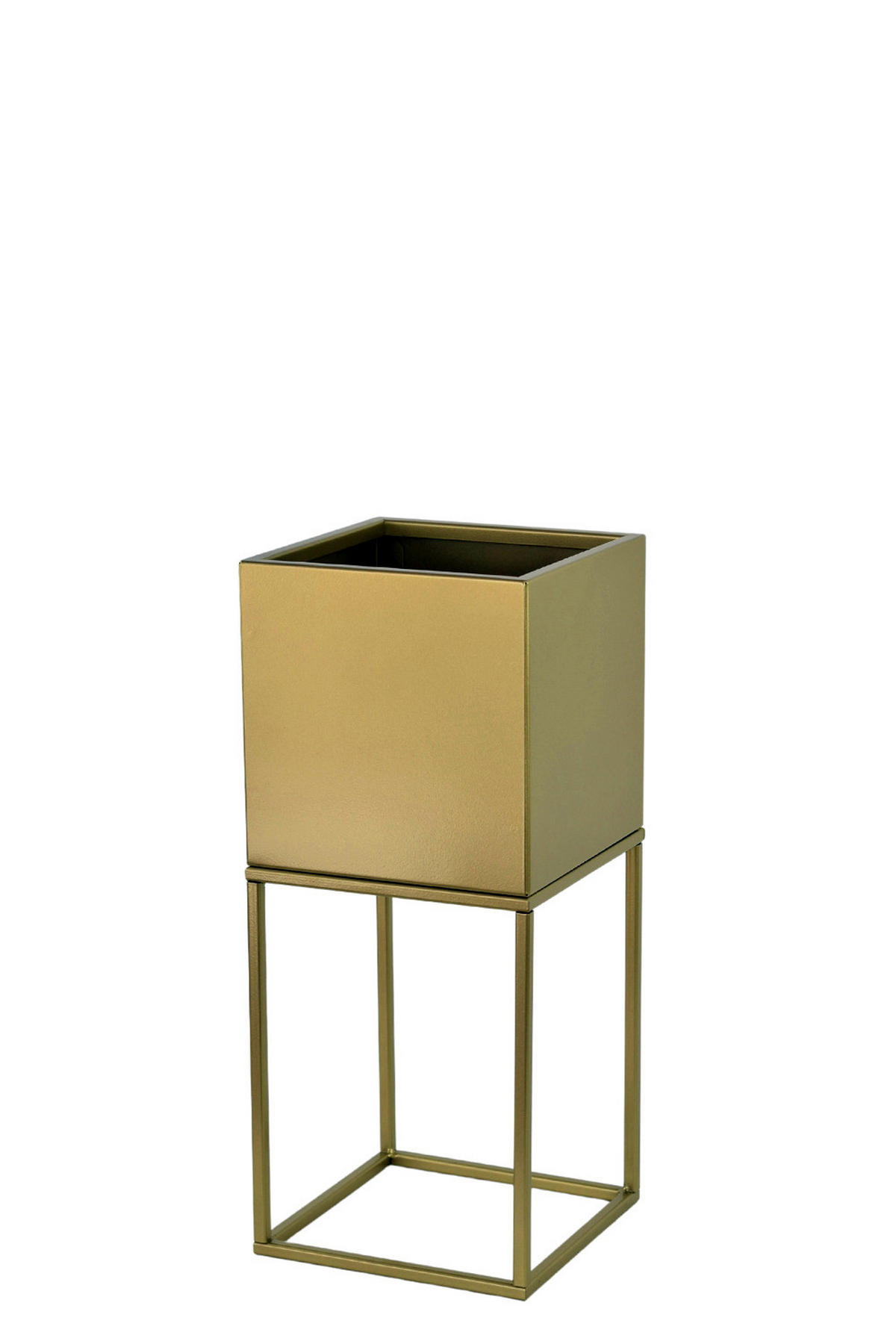BLUMENSTÄNDER Metall  - Goldfarben, Basics, Metall (19/47/19cm)