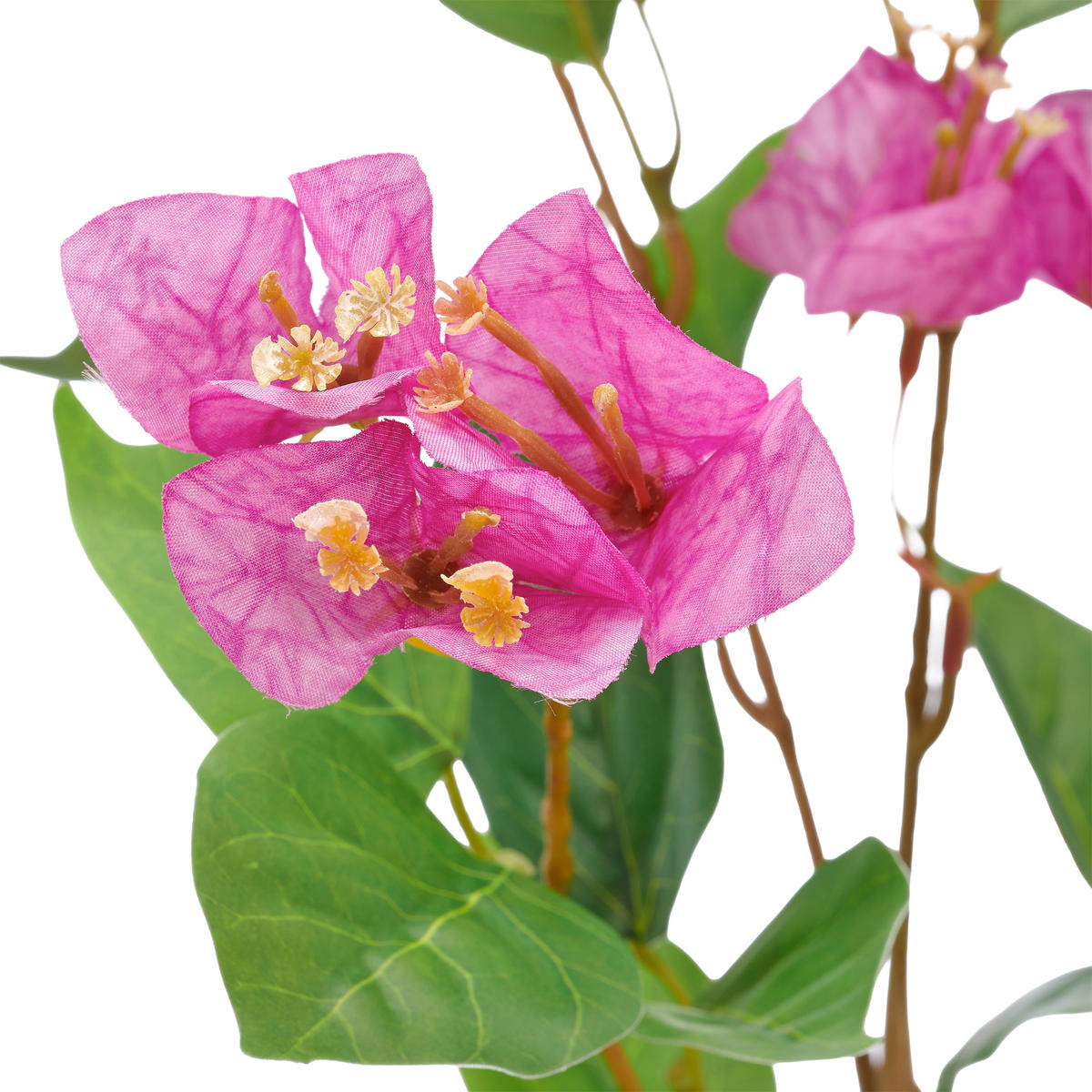 KUNSTBLUME Bougainvillea  - Hellbraun/Violett, Basics, Kunststoff (90cm)
