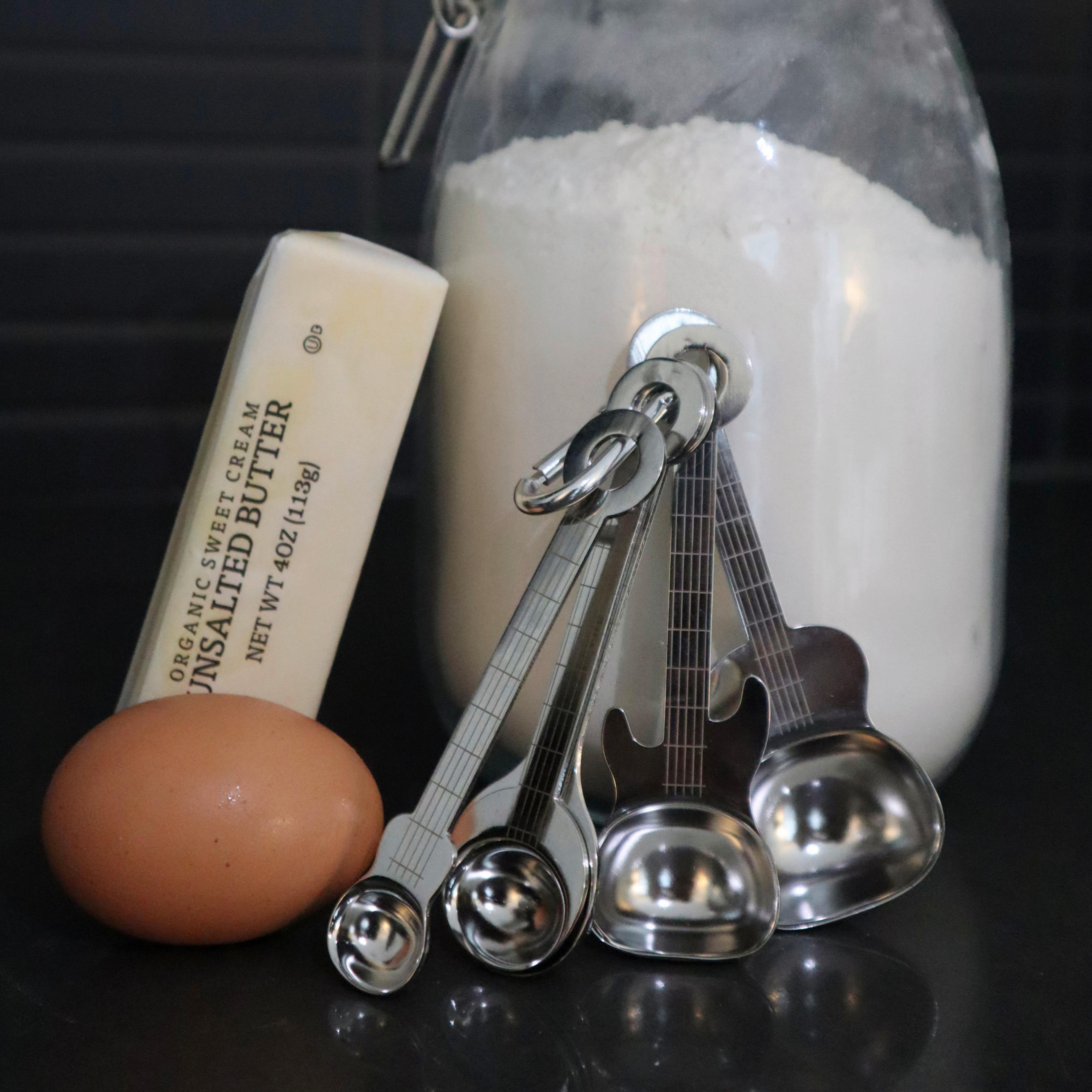 SET ŽLIC   kovina           - siva, Basics, kovina (2,83/16,4/9cm) - Kikkerland