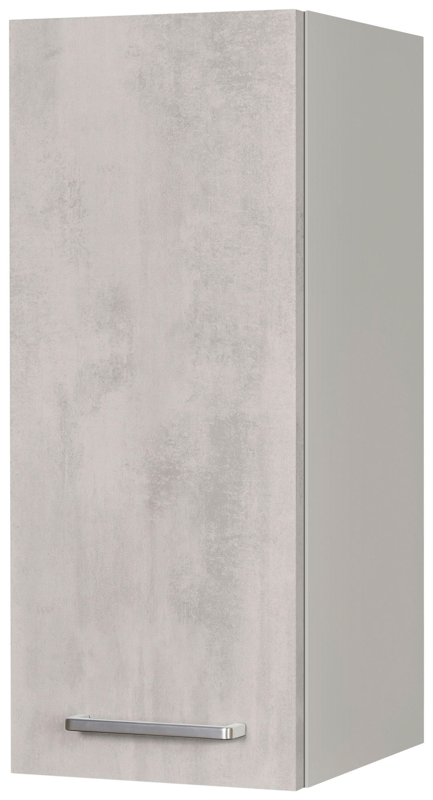 KÜCHENOBERSCHRANK 30/72/35 cm  in Hellgrau  - Edelstahlfarben/Hellgrau, MODERN, Holzwerkstoff/Metall (30/72/35cm) - Nobilia