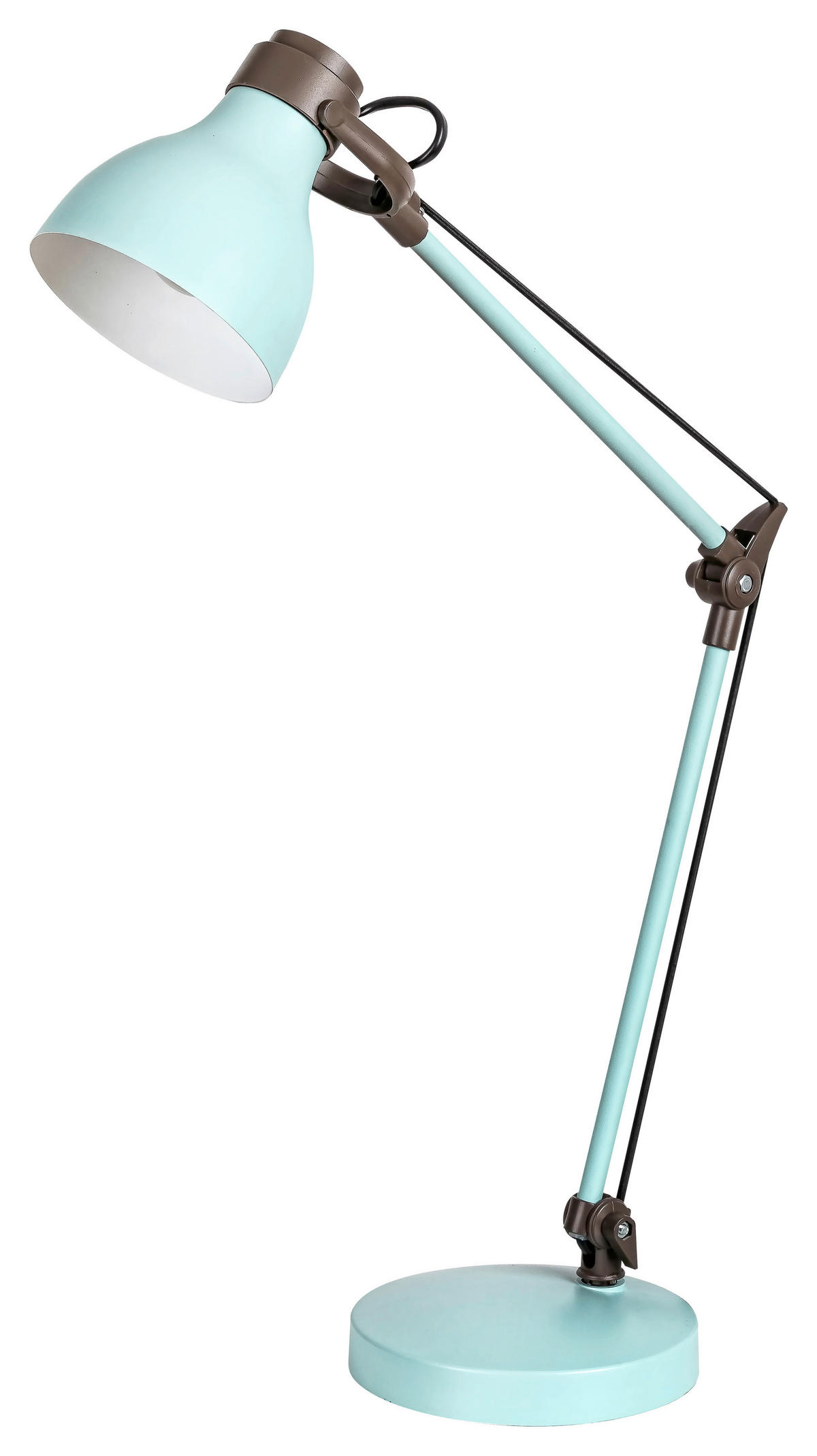 STOLNÁ LAMPA, E14, 16/58/31 cm - mätovozelená, Basics, kov (16/58/31cm)