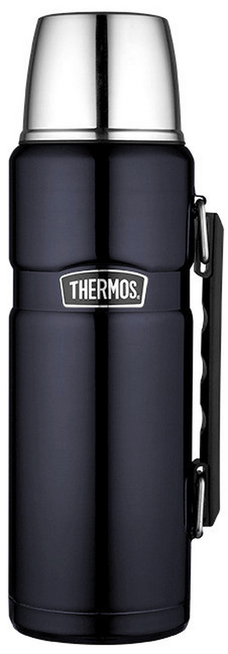 ISOLIERFLASCHE STAINLESS KING 1,2 L  - Dunkelblau, Basics, Metall (1,2cm) - Thermos