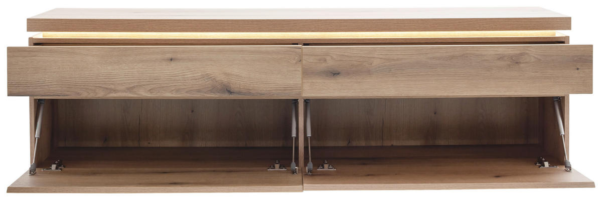 TV-ELEMENT - Eichefarben, Design, Holzwerkstoff (180/58/40cm) - Livetastic