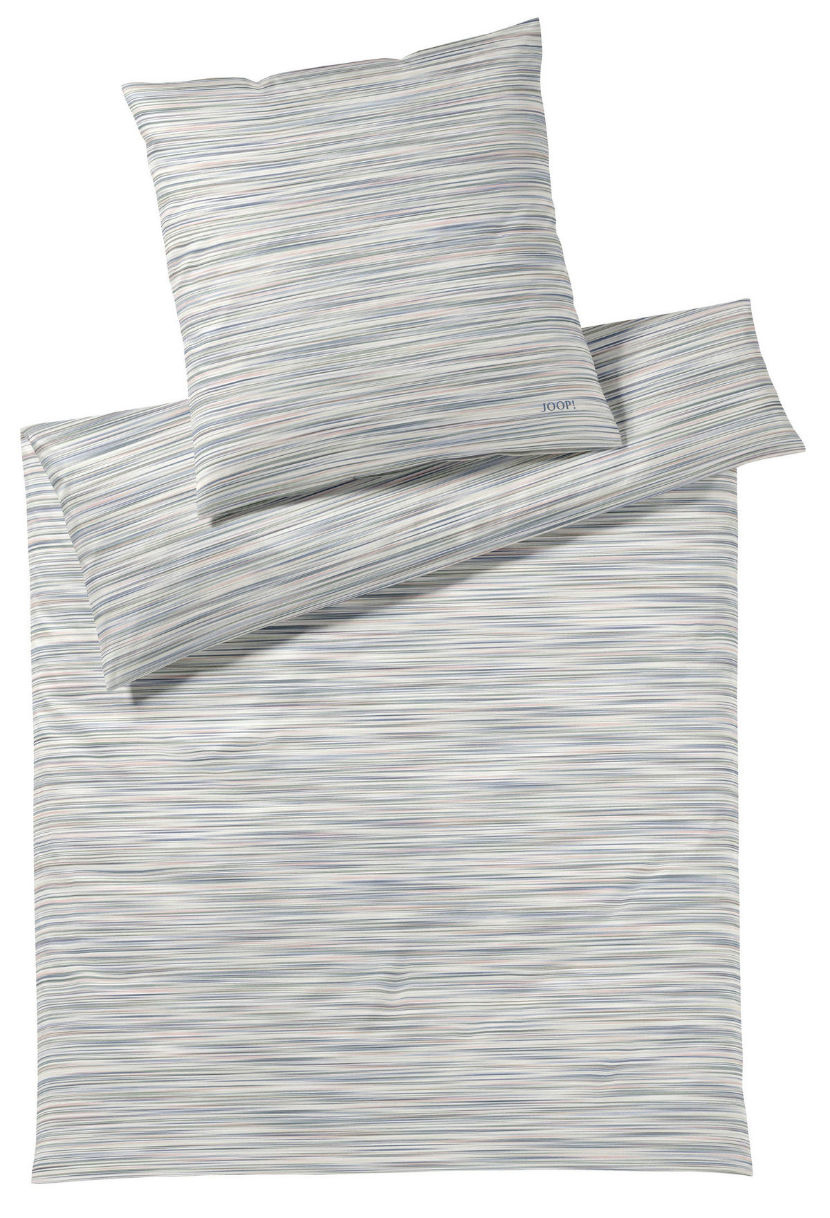 BETTWÄSCHE Makosatin 155/220 cm  - Blau, Design, Textil (155/220cm) - Joop!