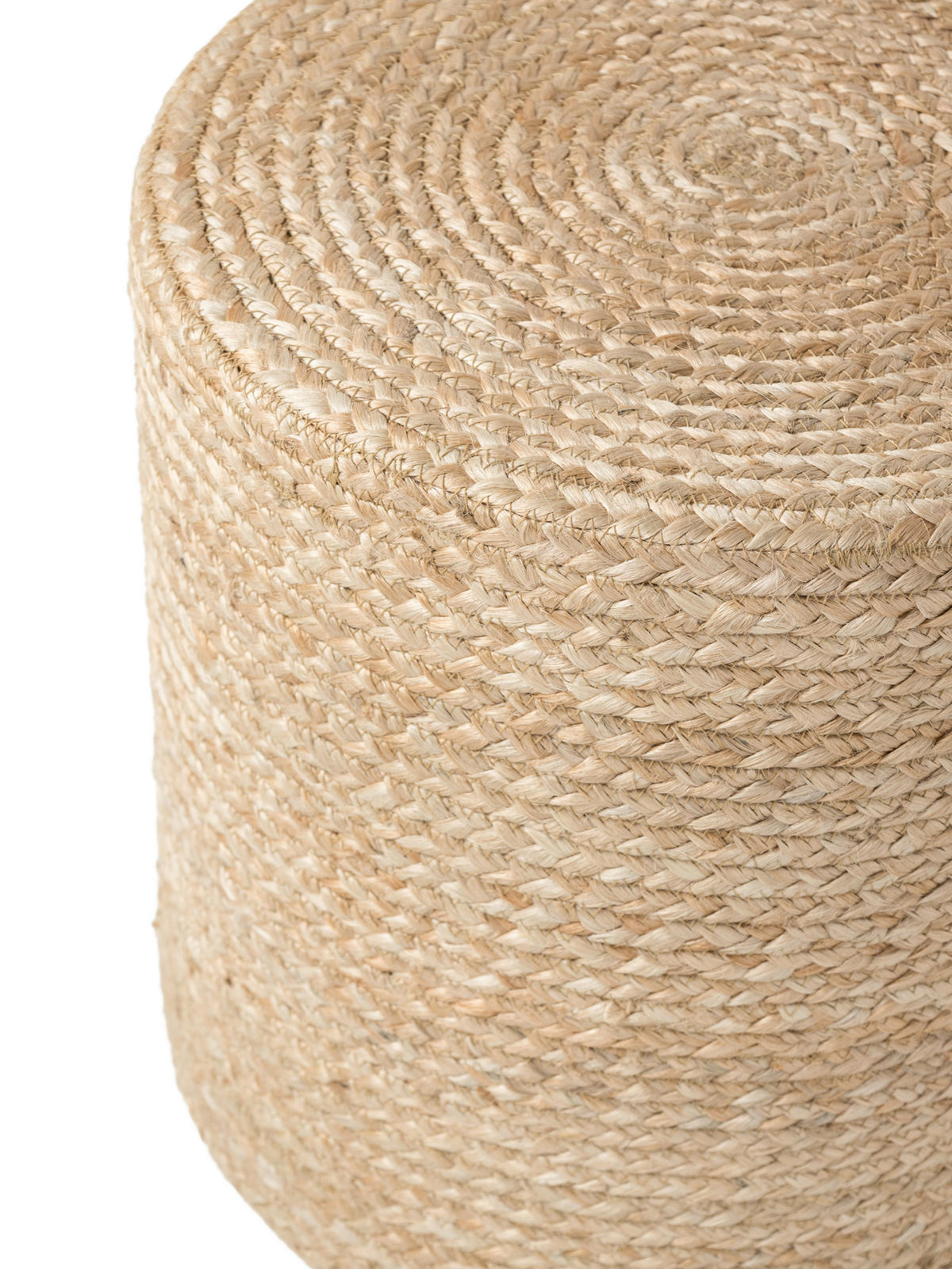 POUF Struktur Uni 40/40/40 cm  - Goldfarben, Basics, Textil (40/40/40cm)