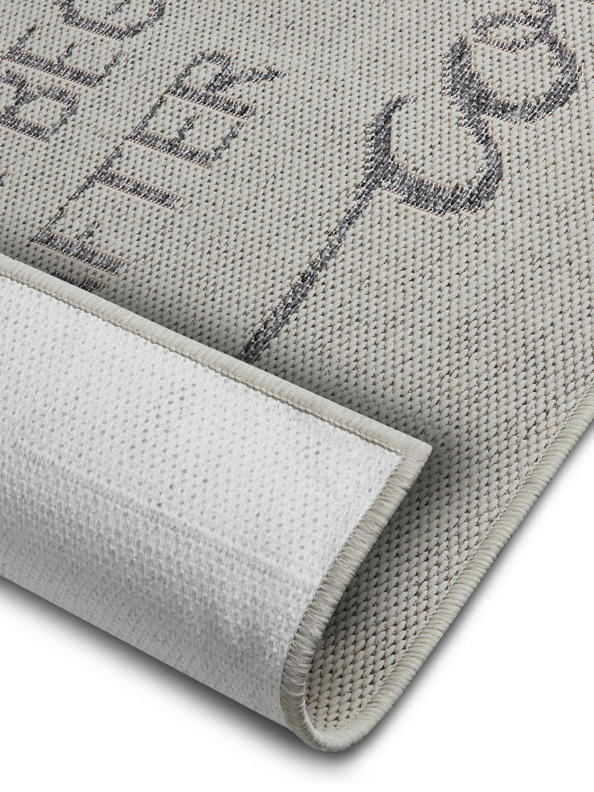 Sehenswert: Küchenläufer (rech 62/150 cm Cucina Creme, Hellgrau  - Creme/Hellgrau, Design, Kunststoff (62/150cm) - Hanse Home