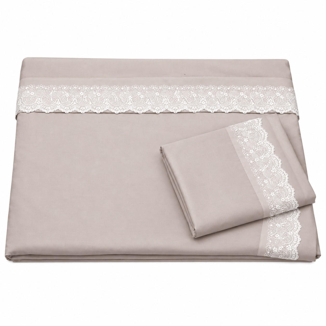 SET GORNJE PLAHTE  DEA  - bijela/bež, Konvencionalno, tekstil (150/260cm) - Novel