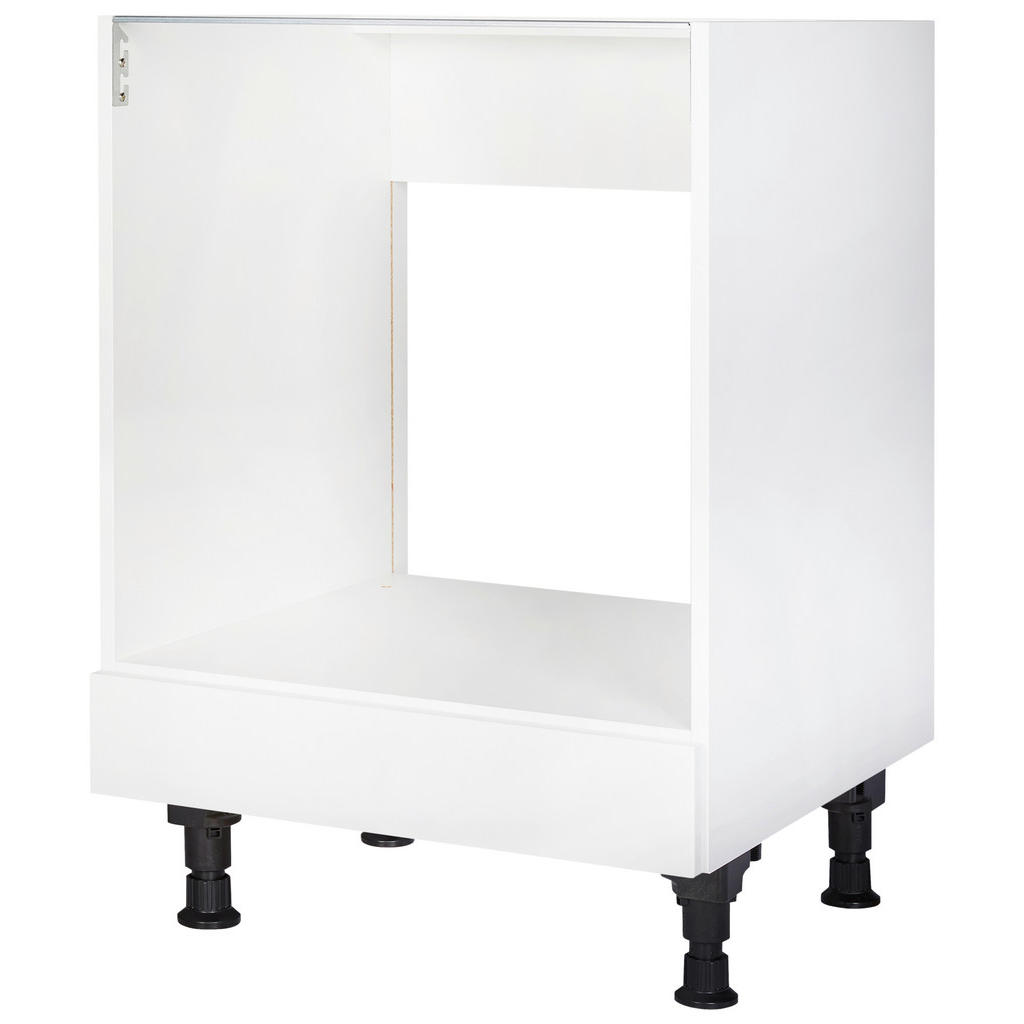 Thumbnail - Nobilia Herdumbauschrank Touch, Weiß, Holzwerkstoff, 1 Schubladen, einzeln stellbar, 60x87x56 cm, Blauer Engel, Pefc, Go...