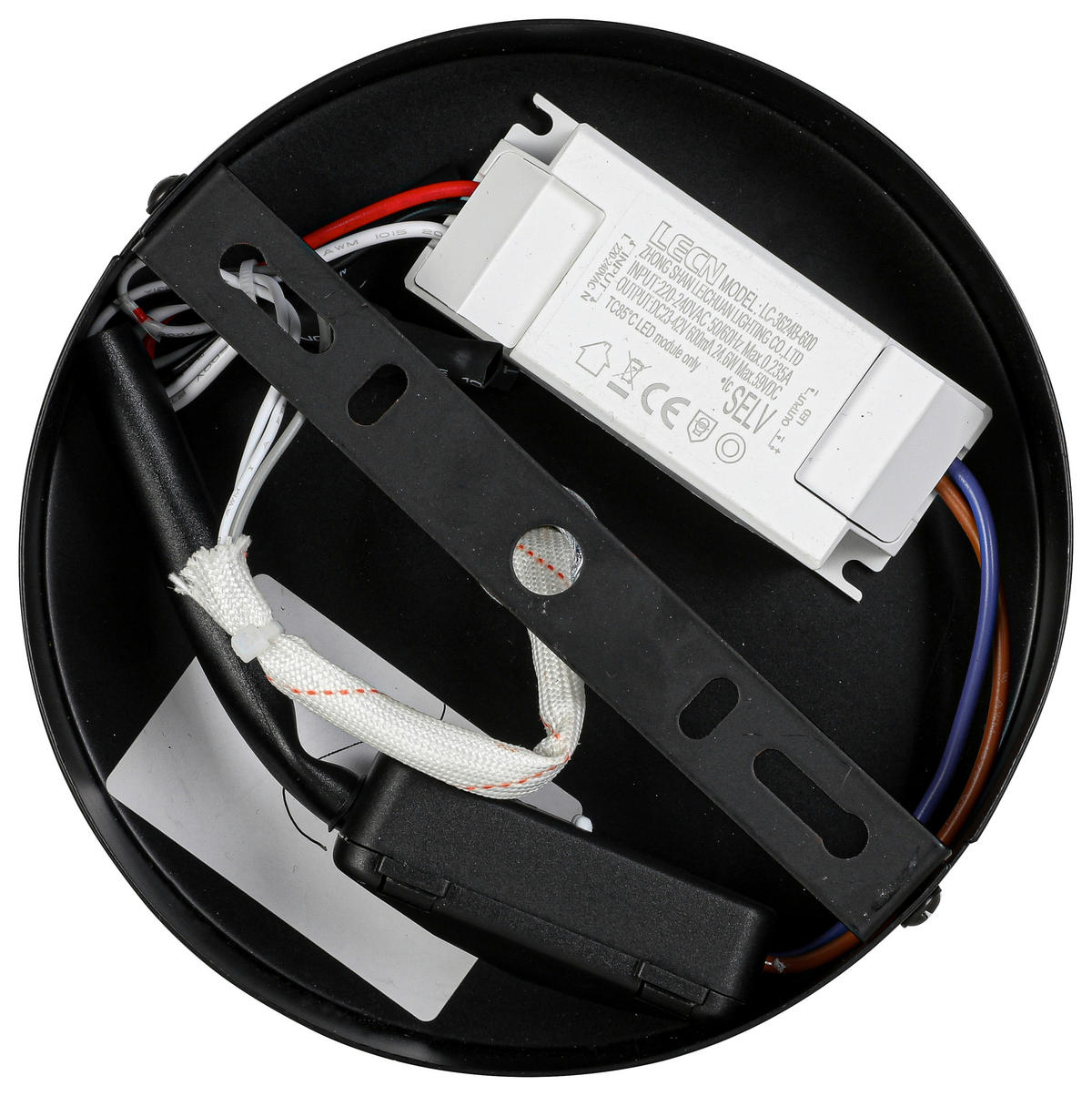 HÄNGELEUCHTE 92/105/56,5 cm   - Schwarz, Design, Kunststoff/Metall (92/105/56,5cm) - Collet's Monde