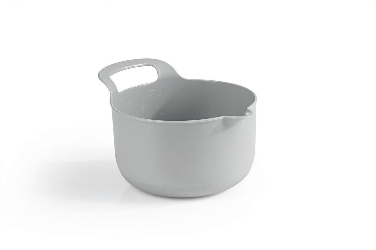 SCHÜSSELSET GOURMETmaxx 4-teilig  - Grau, Basics, Kunststoff (21/15/21cm) - GOURMETMAXX
