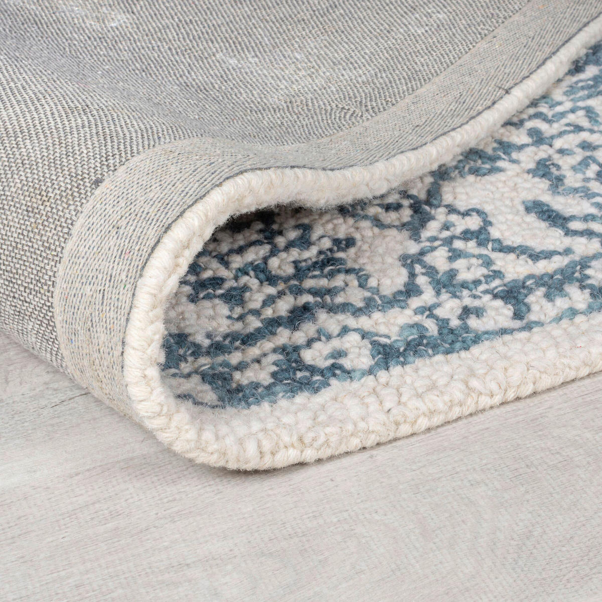 VLNENÝ KOBEREC, 160/230 cm, biela - biela, Basics, textil (160/230cm)