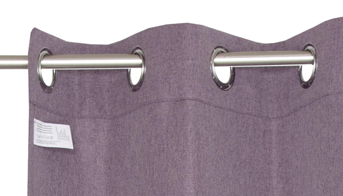 ÖSENVORHANG blickdicht  - Lila, Basics, Textil (140/250cm) - Esprit