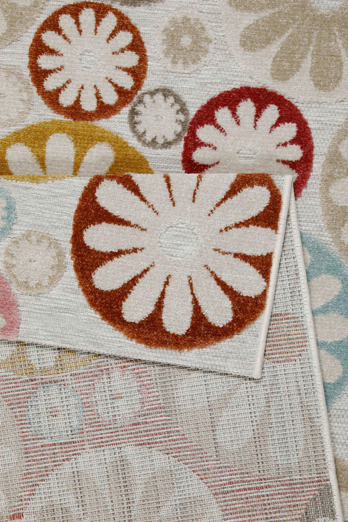 OUTDOORTEPPICH  für Terrasse und Balkon 120/170 cm Flowerdrops Multicolor  - Multicolor, Design, Textil (120/170cm) - WECON HOME