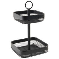 ETAGERE 2-stöckig - Schwarz, Basics, Metall (21/35/21cm) - Homeware Profession.