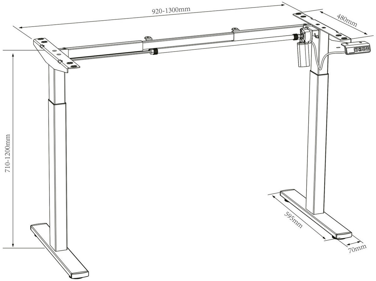 SKRIVBORD 140/80/71 cm  i svart, vit  - vit/silver, Design, metall/trämaterial (140/80/71cm) - MID.YOU