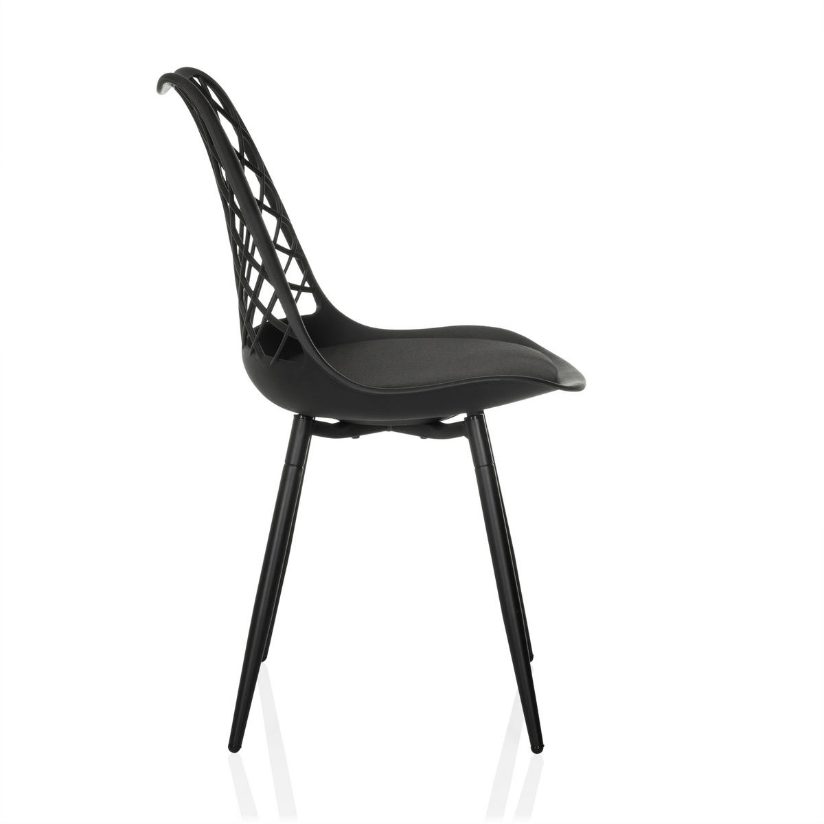 ZAHRADNÍ ŽIDLE, plast - černá, Moderní, kov/plast (48/83/57cm) - MID.YOU