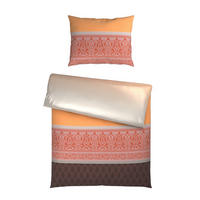 POSTEĽNÁ BIELIZEŇ, satén, červená, 140/200 cm - červená, Konventionell, textil (140/200cm) - Bio:Vio