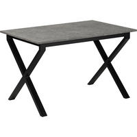 ESSTISCH 120/80/76 cm Nachbildung  Metall, Holzwerkstoff gastro- und objekttauglich rechteckig Grau  - Schwarz/Grau, MODERN, Holzwerkstoff/Metall (120/80/76cm) - MID.YOU