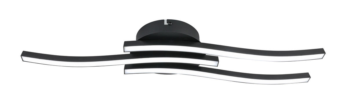 Plafonieră Cu Led 18 W    54,5/14/6,5 cm  - alb/negru, Basics, plastic/metal (54,5/14/6,5cm) - Boxxx