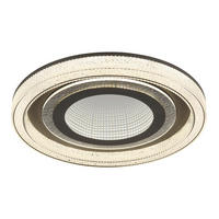 LED-DECKENLEUCHTE ALSUNA 48/7 cm   - Klar/Anthrazit, Basics, Kunststoff/Metall (48/7cm) - Globo