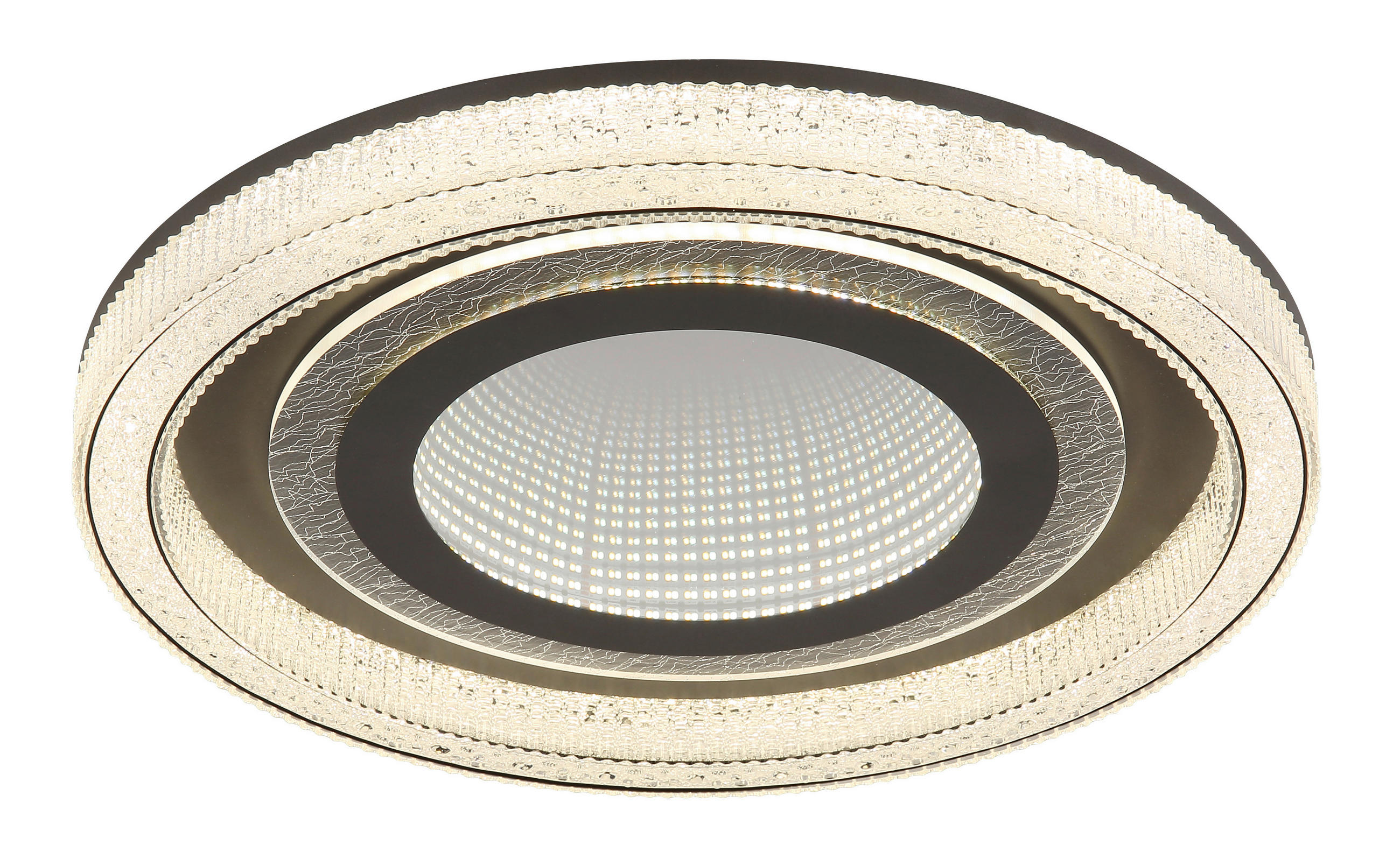 Globo Led-Deckenleuchte Alsuna Anthrazit, Klar, Weiß 7 cm