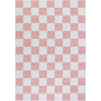 TUFTTEPPICH 200/290 cm MESIO JACK, waschbar Hellrosa, Grauweiß rechteckig  - Hellrosa/Grauweiß, Design, Kunststoff/Textil (200/290cm) - Lindorug