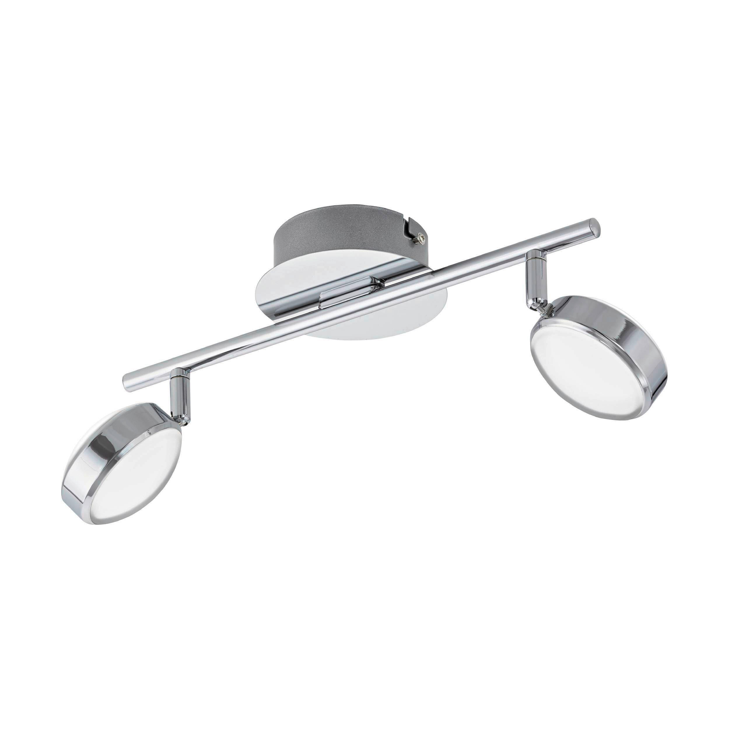 LED-HÄNGELEUCHTE 12/36 cm  - Chromfarben, Basics, Kunststoff/Metall (12/36cm) - Eglo