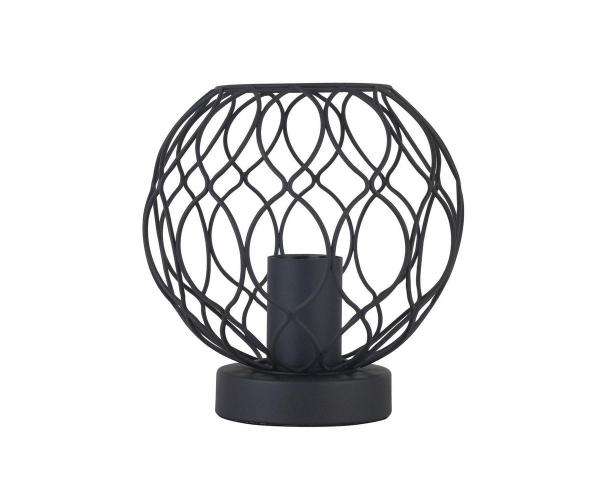 ASZTALI LÁMPA - fekete, Trend, fém (18cm) - Marama