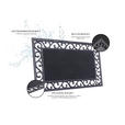 FUßMATTE 45/75 cm Mix Mats  - Schwarz, Basics, Kunststoff (45/75cm) - Esposa