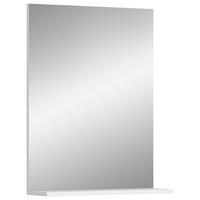 WANDSPIEGEL 60/79/18 cm  - Weiss Hochglanz/Weiss, Modern, Glas/Holzwerkstoff (60/79/18cm) - MID.YOU