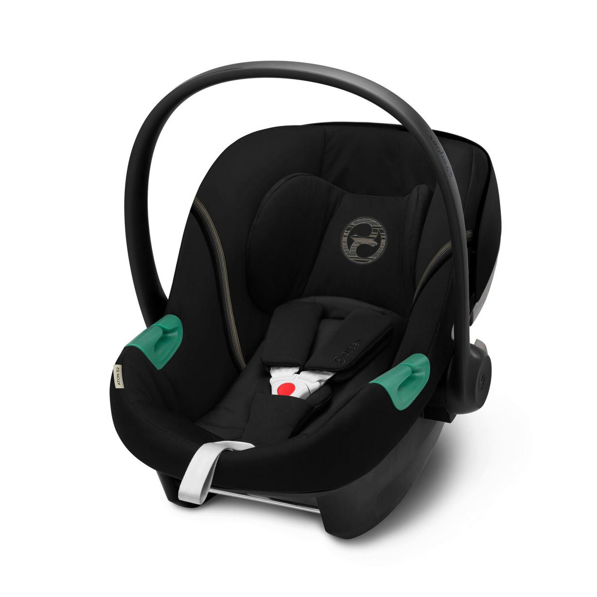 BABYSCHALE Aton S2 i-Size  - Schwarz, Basics, Kunststoff/Textil (45,8/38/72cm) - Cybex