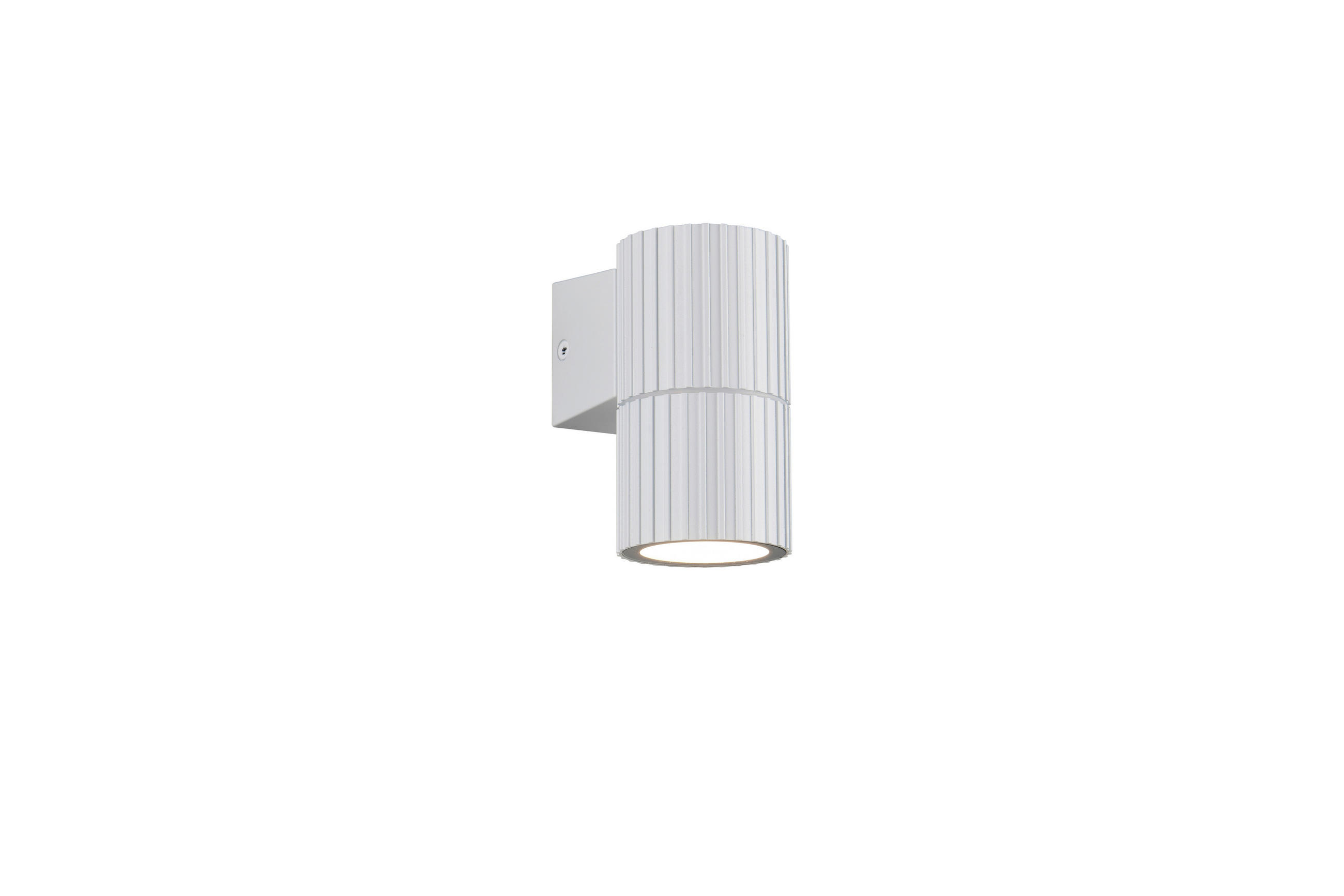 AUSSENWANDLEUCHTE Parana  - Weiß, Design, Metall (6/11/9cm) - Trio Leuchten